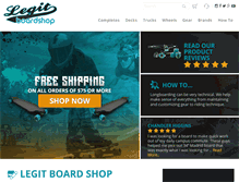 Tablet Screenshot of legitboardshop.com